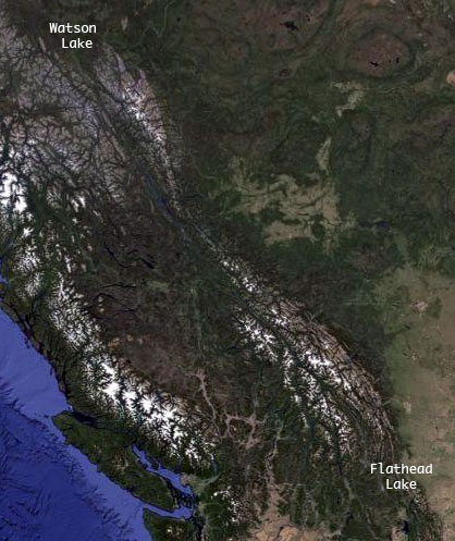 Rocky Mountain Trench Map Rocky Mountain Trench | Spiral Road
