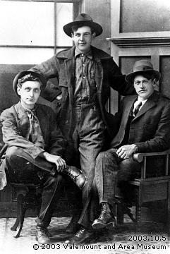 Everett Bogardus, Phil Estwein and Dave Henry, about 1914