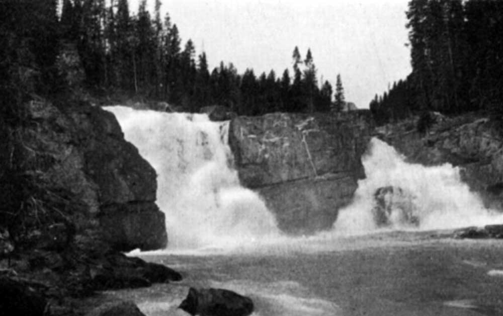 Falls of the Moose River. J. Norman Collie, 1910