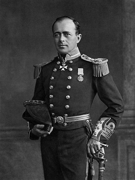 Robert Falcon Scott in full regalia