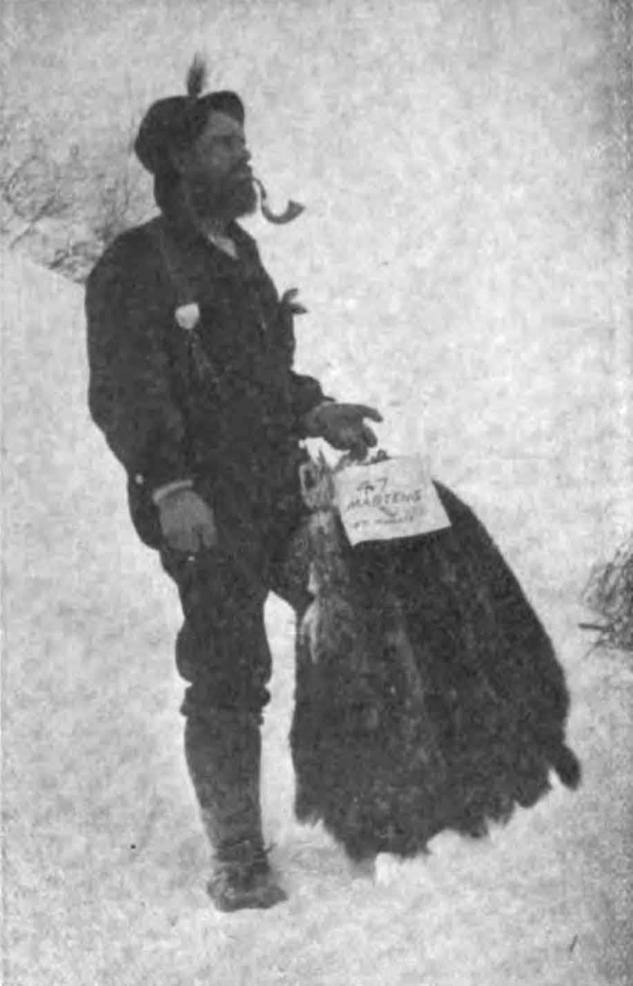 Mr. La Salle, with a bunch of furs consisting of 47 martens and 48 weasels; a five weeks' catch that sold for $440.00.