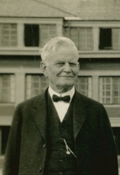 Samuel Chown at Norway House, Manitoba, 1925