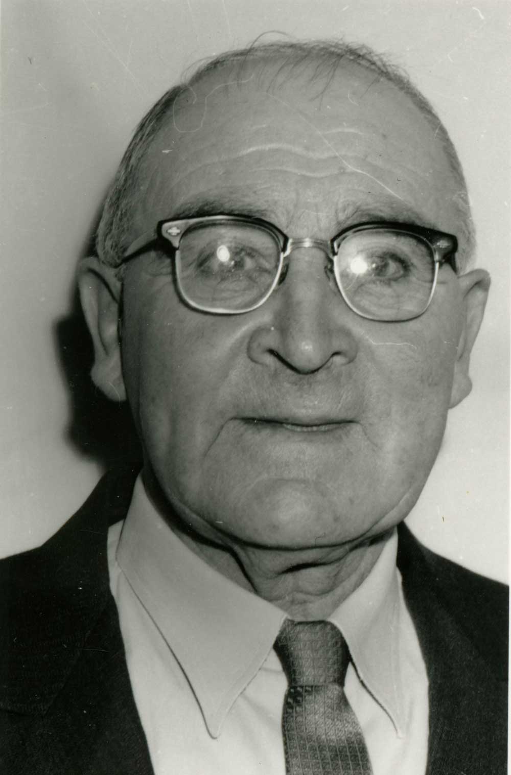 1963 portrait of Improvement District trustee Walter Jervis.