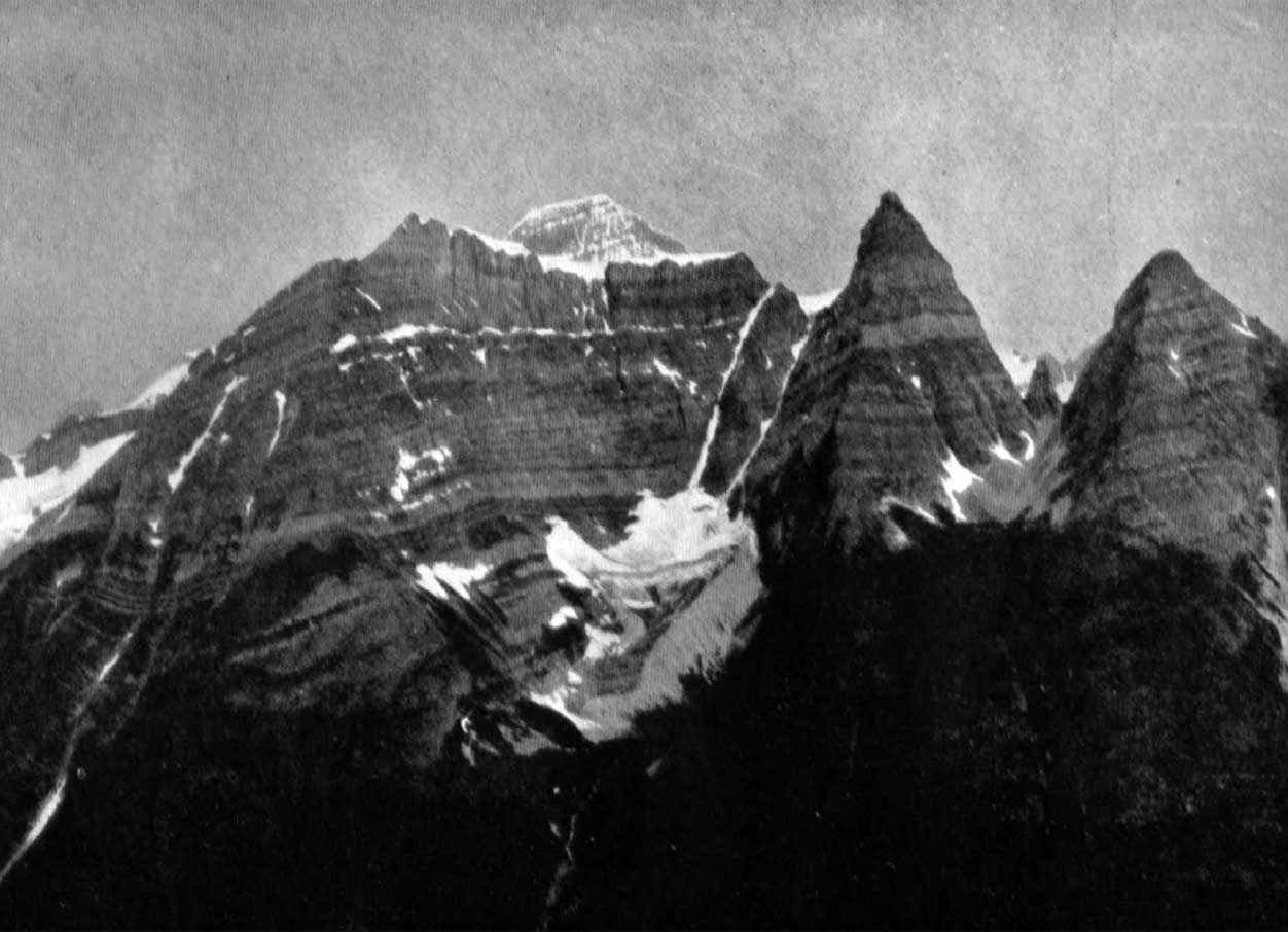 Mt. Kitchi from the southeast showing the Towers. 
Photo, Mary L. Jobe, 1914