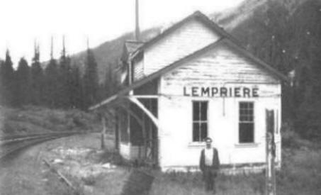 Lempriere Station, from the late 1970s/early 1980s. Photo by Brian Lempriere