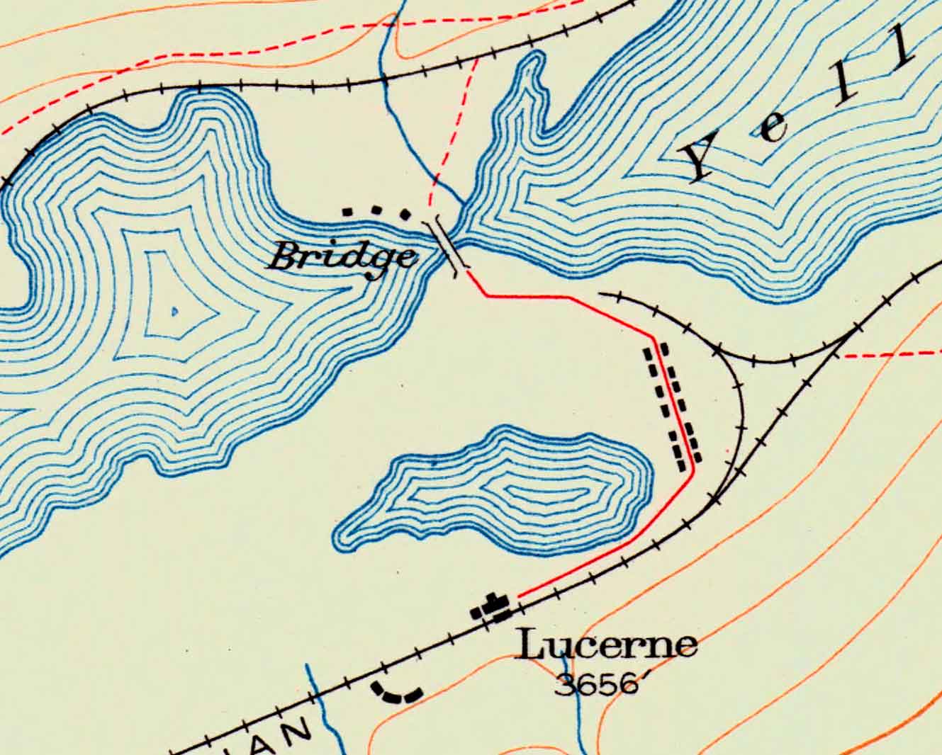 Lucerne. Surveyed in 1917. Boundary between Alberta and British Columbia. Detail.
