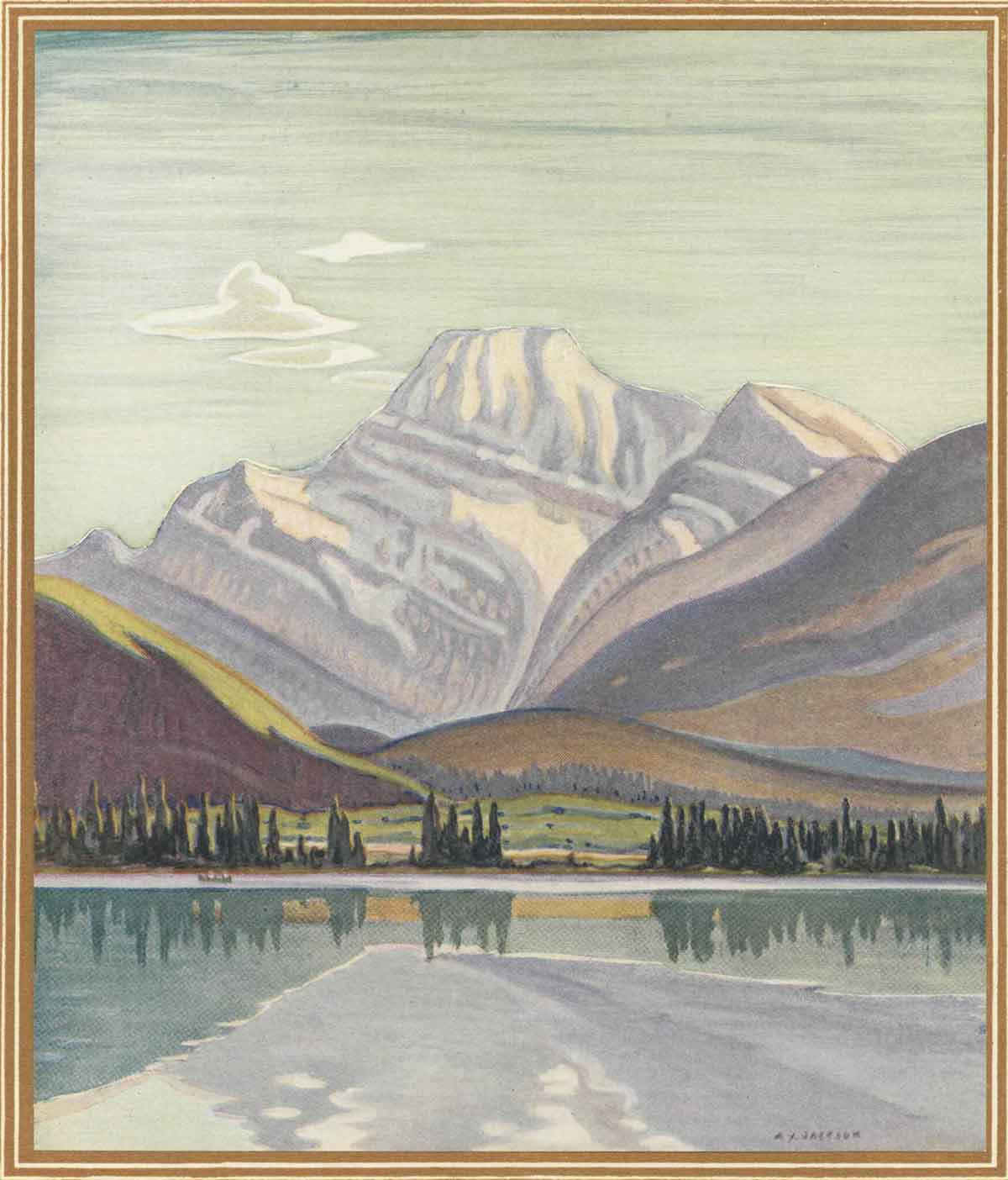 Mount Edith Cavell. A. Y. Jackson, 1927