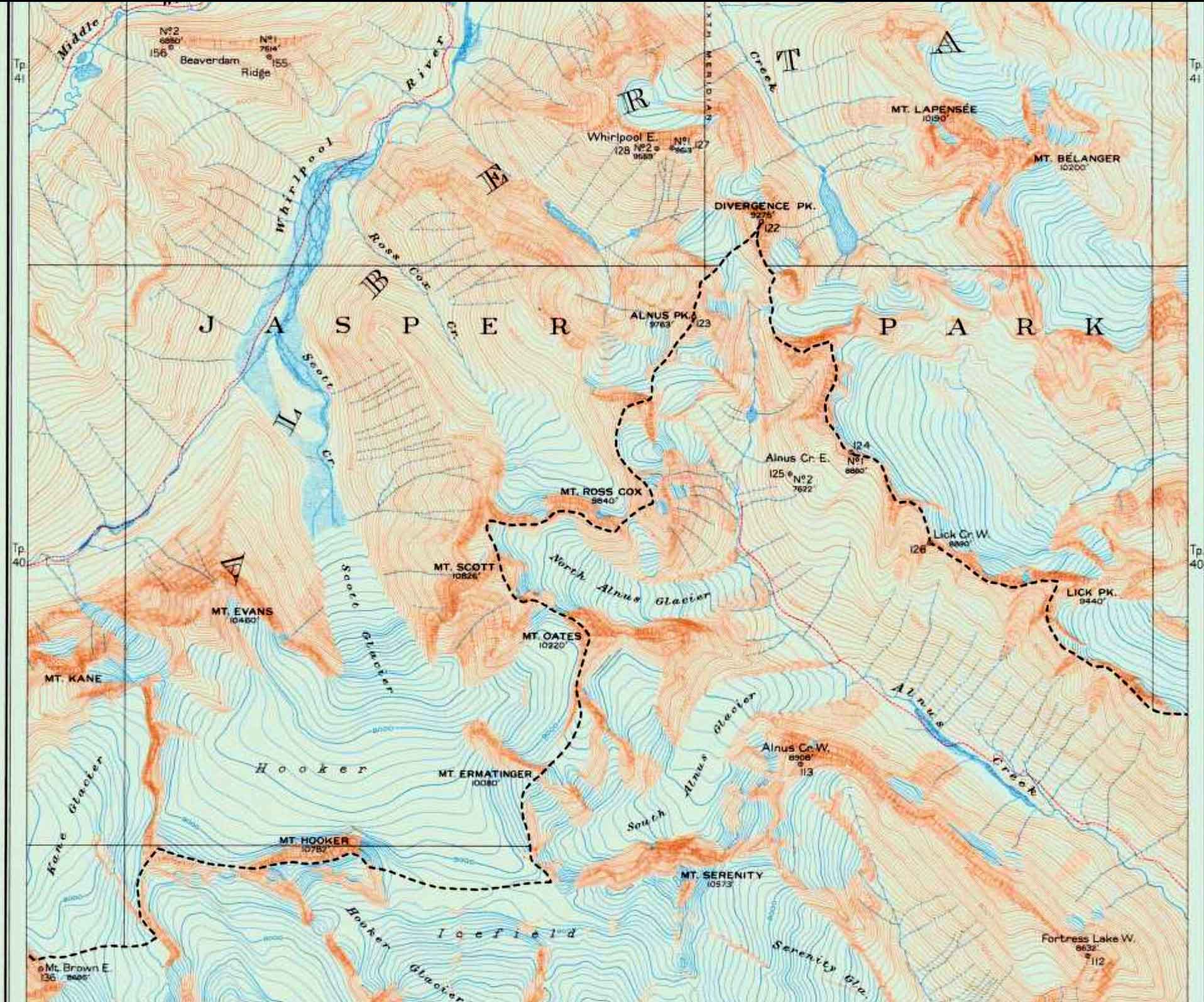 Boundary between Alberta and British Columbia. Sheet 26. Surveyed in 1920
