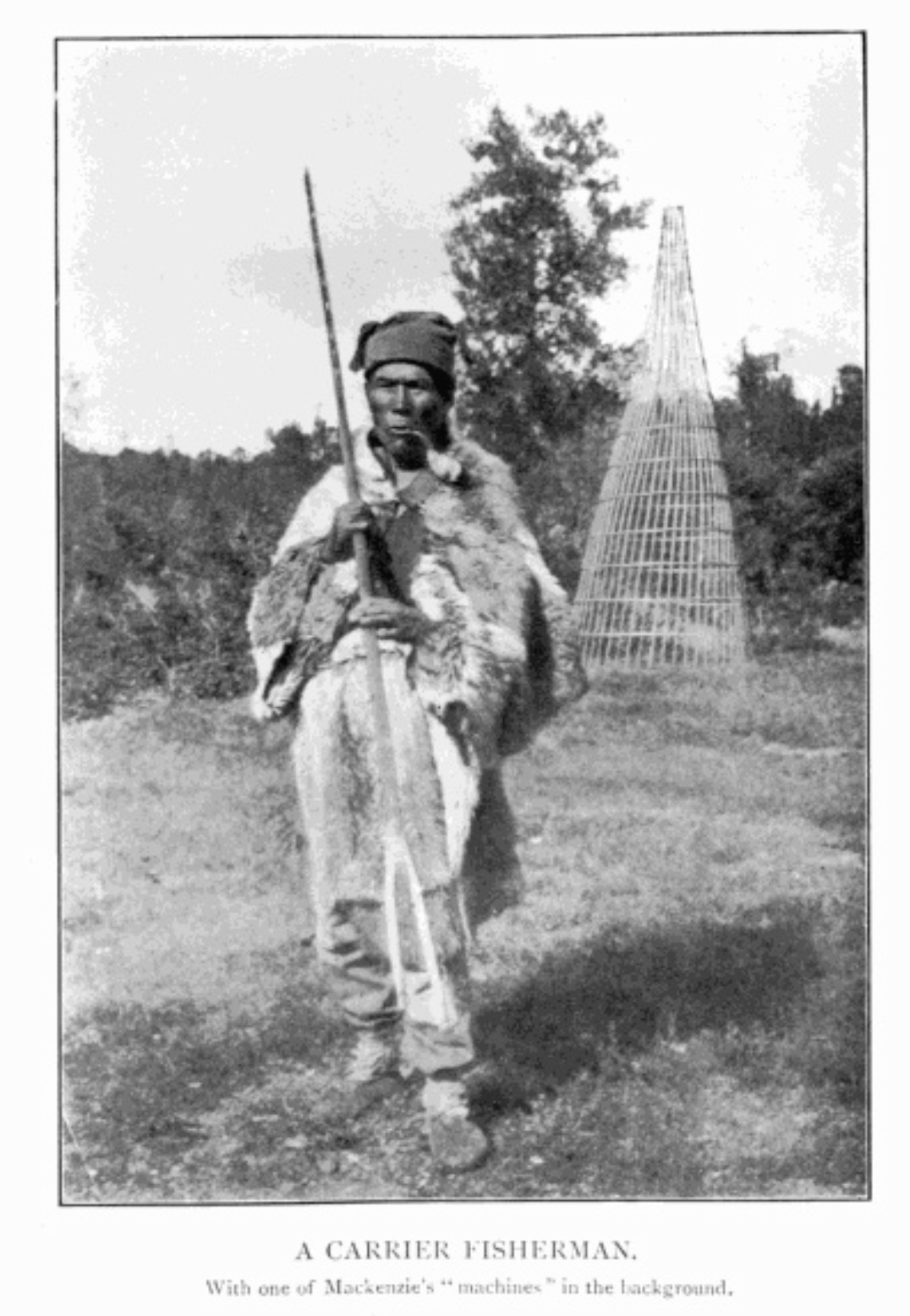 A Carrier Fisherman. Morice 1904, p. 40